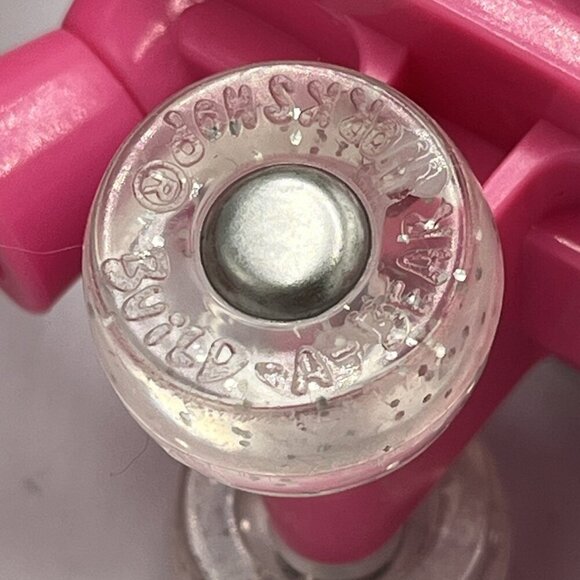 Build a Bear BAB Lot Pink Sparkle Glitter High Top Sneakers Shoes Roller Skates - Picture 15 of 15